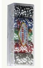 100 piece royal flush chips in tray book cover