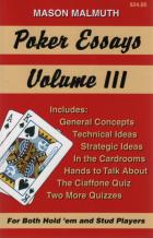 poker essays vol iii holdem and stud players book cover
