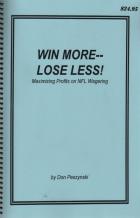 win more lose less maximizing profits on nfl wagering book cover win more lose less maximizing profits on nfl wagering book cover